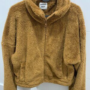Aritiza Sundays Best Fuzzy Zip up